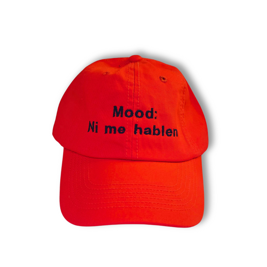 🔥 Gorra “Mood: ni me hablen”
