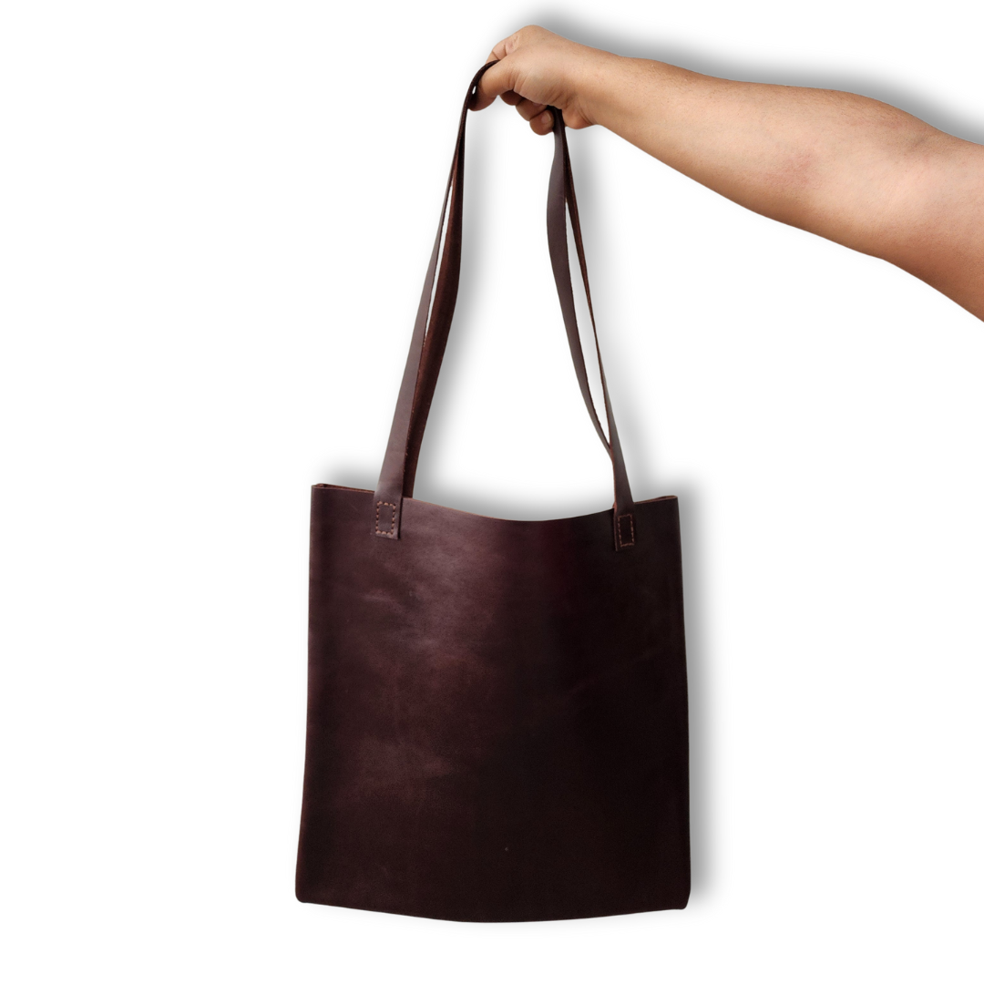 Tote de Piel Cafe Obscuro Grande