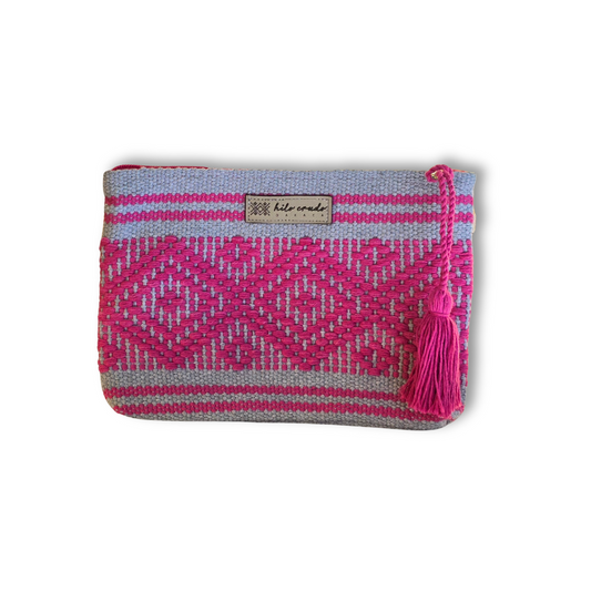 Cosmetiquera Multifuncional Artesanal de Oaxaca Piedra Rosa