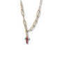 Collar eslabones grandes con dijes 🌶️
