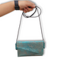 Crossbody de Piel Azul Chica