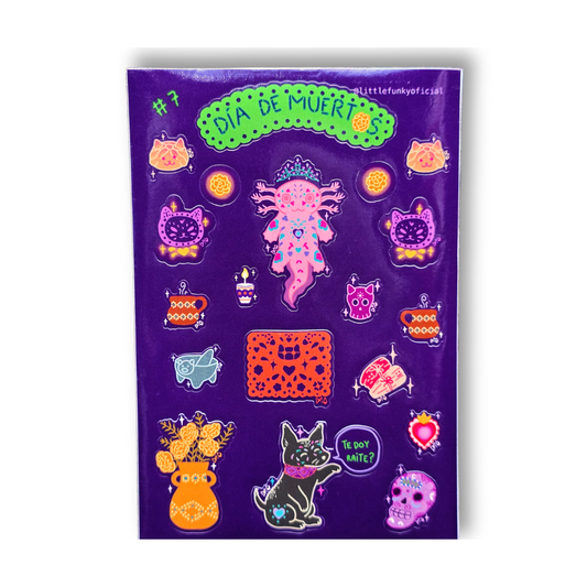 Planilla Stickers | # 7 | Día de Muertos