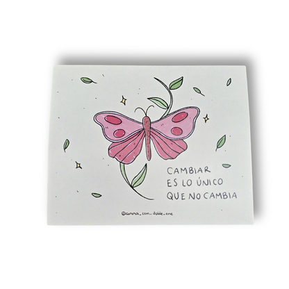 Ilustracion Cambiar es lo Único que No Cambia