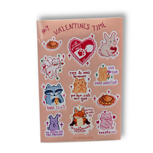 Planilla Stickers | # 9 | Valentine´s Time
