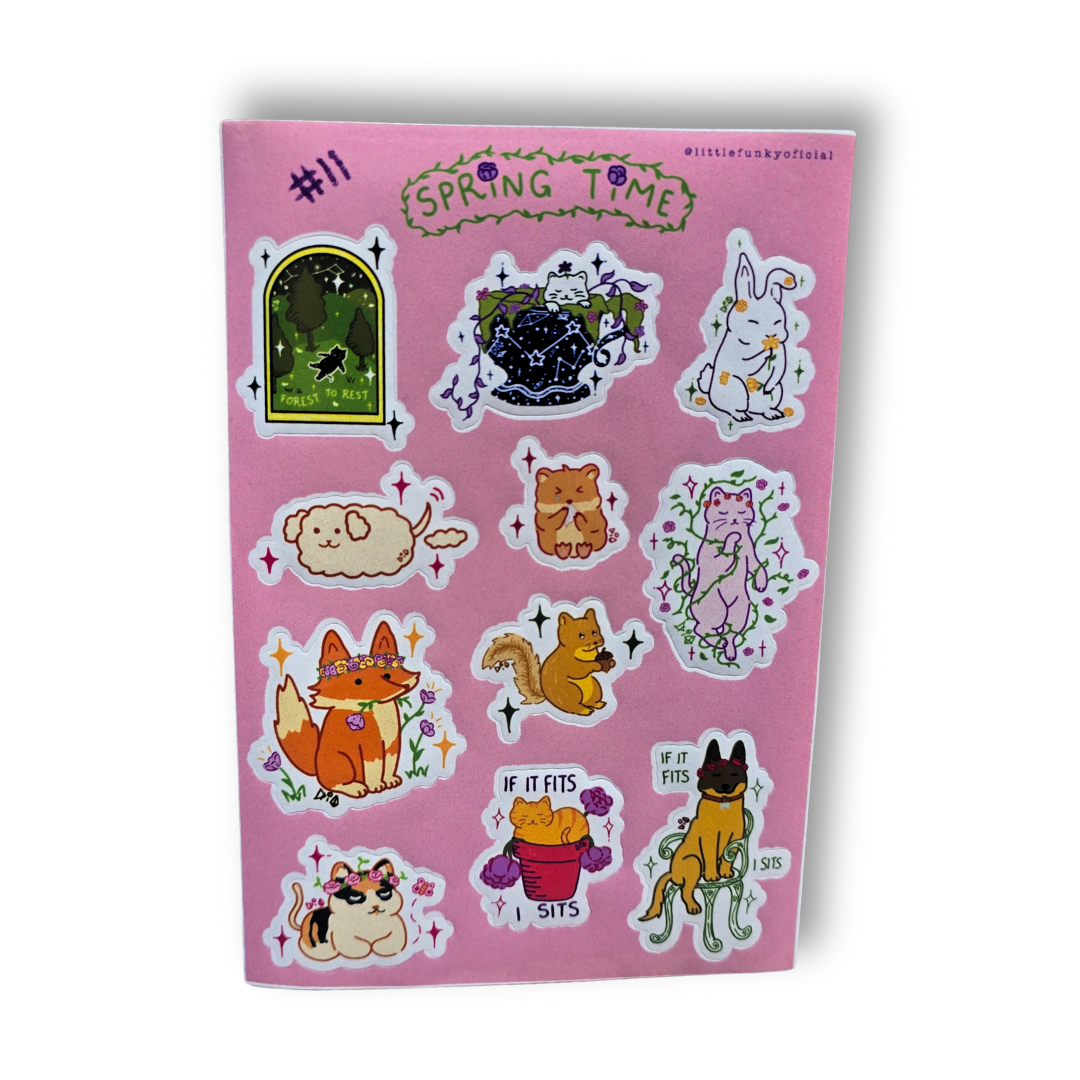 Planilla Stickers | # 11 | Spring Time