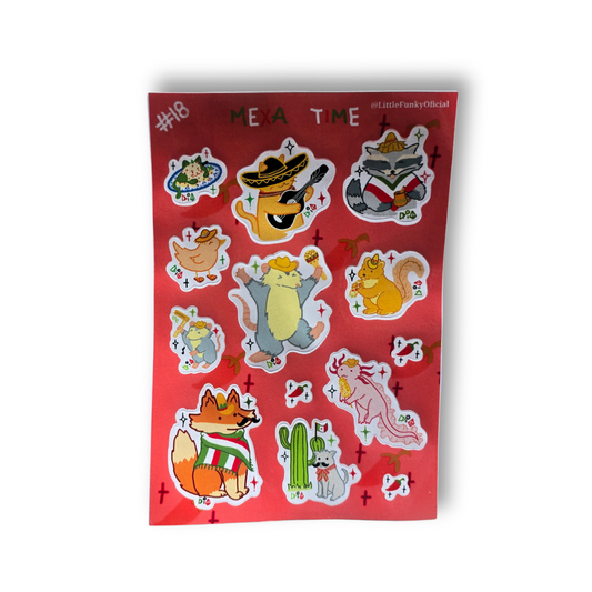 Planilla Stickers | # 18 | Mexa Time