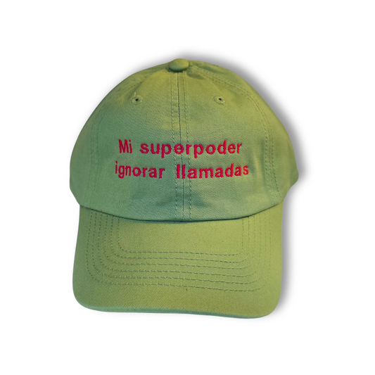 📵 Gorra “Mi superpoder: ignorar llamadas”