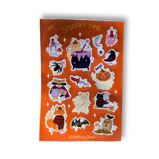 Planilla Stickers | # 6 | Spoooky Time