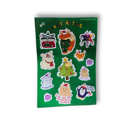 Planilla Stickers | # 8 | Christmas Time