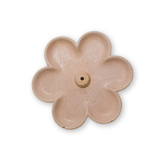 Porta Incienso | Flor Rosa