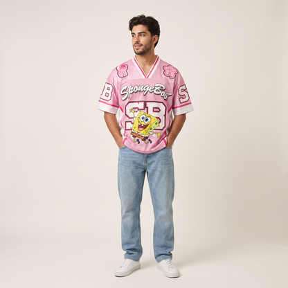 Jersey Unisex Bob Esponja Rosa