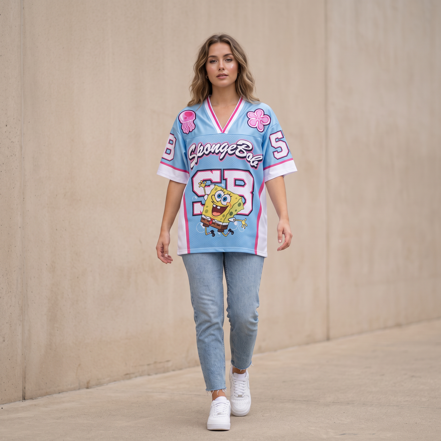 Jersey Unisex Bob Esponja Azul
