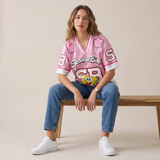 Jersey Unisex Bob Esponja Rosa