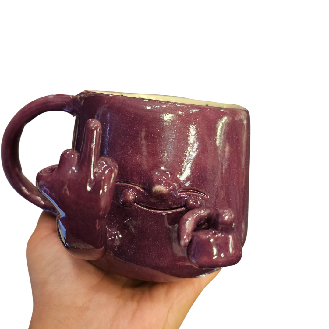 Taza Ceramica | Morada Doble Mano