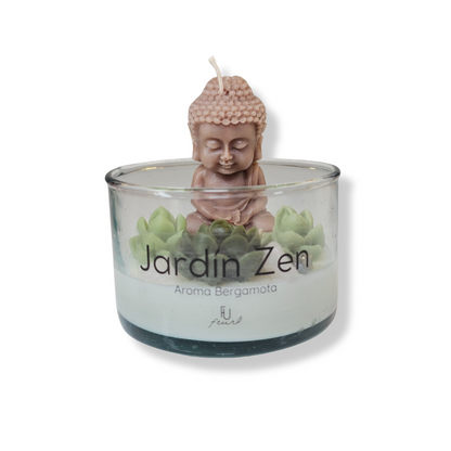 🧘‍♂️ Vela Jardín Zen Buda Café