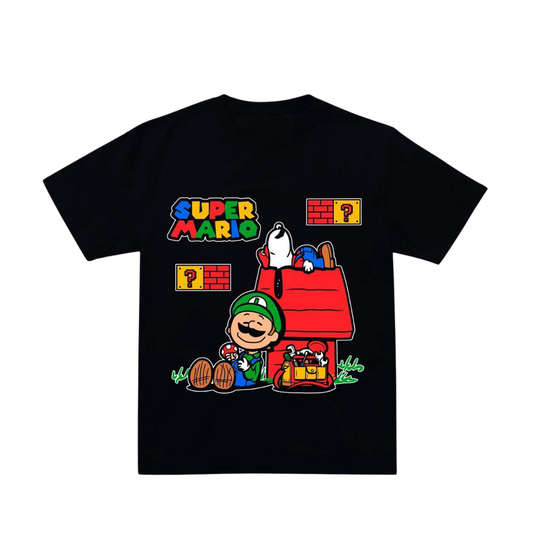 Playera Unisex Snoopy Mario Bross