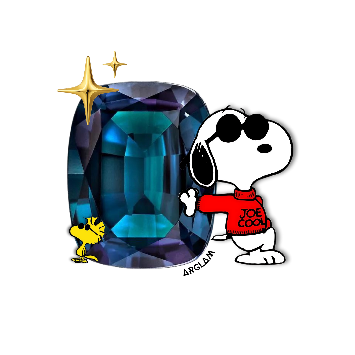 Sticker Snoopy con Alejandrita