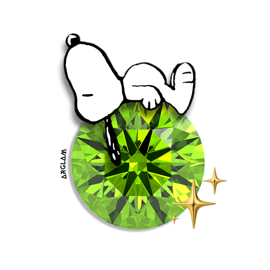 🍃Sticker Snoopy con peridoto