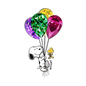 🎈✨ Sticker Snoopy con globos de gemas