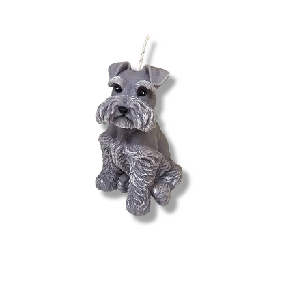 🐾🐶Vela Perrito Bigotón Gris Clarito
