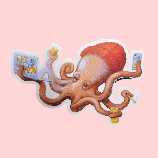 Sticker | Pulpo Muktitask
