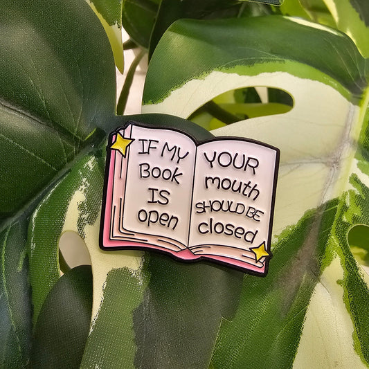 Pin | Book Open .... Mouth closed