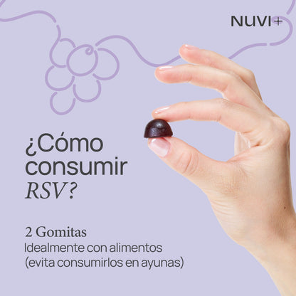 RSV - Resveratrol + Extracto de Arándano + Vitamina C + Vitamina E + Zinic