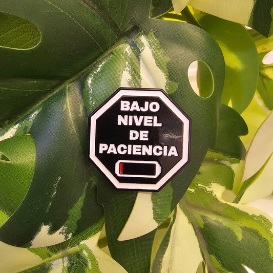 Pin | Nivel de Paciencia