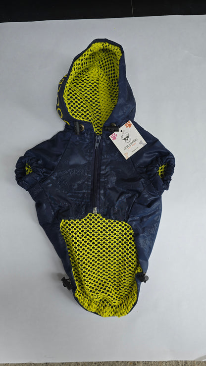 Impermeable NO BAD DAYS Azul para Perrito