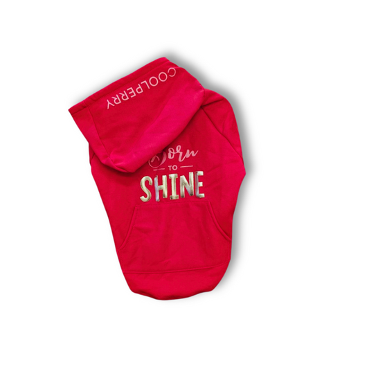 Sudadera Born To Shine Rosa Para Perrito